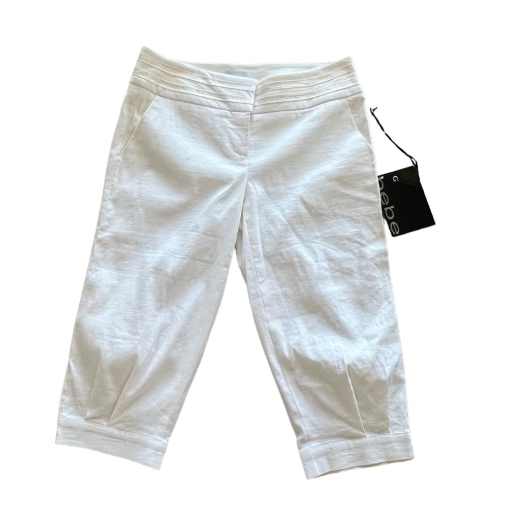 Bebe Knickers Pants Linen Blend Lined